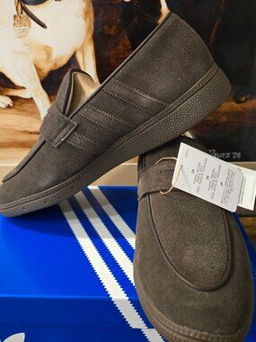 adidas Originals HANDBALL SPEZIAL LOAFER KJ2533 Aurora Coffee Men's US Sz 10 NEW